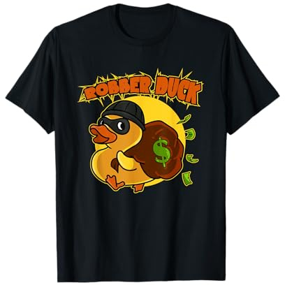 Gummiente und Badeente als Robber Duck Gelbe Ente T-Shirt
