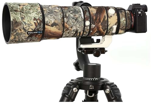 Rolanpro Grüner Dschungel wasserdichter Objektivdeckel für Sony FE 200–600 mm F5.6–6.3 G OSS Objektivtasche Pistolenabdeckung