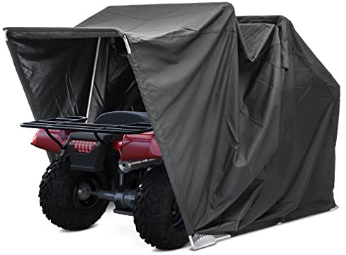 Zeltgarage/Faltgarage für Motorräder und Quads/ATVs XXXL schwarz