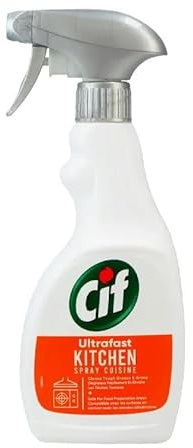 CIF - Ultrafast Kitchen – Reinigungsspray Küche – 500 ml – 3 Stück