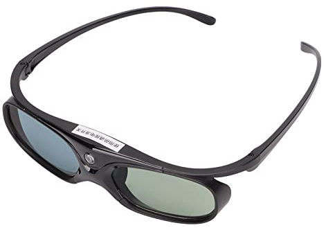 Aeun Lunettes de Visualisation 3D, Lunettes 3D LCD Lunettes 1080P Haute Définition pour Salle de Cinéma pour Ménage