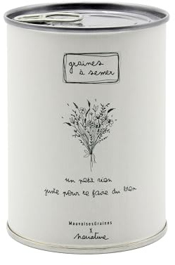 Mauvaises Graines© x Narrature - Kit de Graines de Fleurs à Semer - Idée Cadeau Original Femme Homme Amis Famille Anniversaire Collegue Fêtes - Ultra Simple à Utiliser - 100% Fabriqué en France