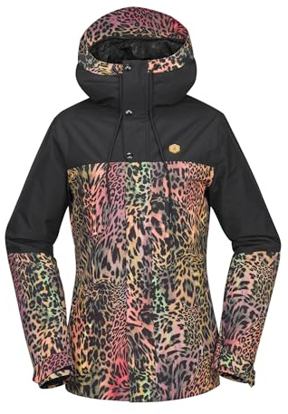 Volcom Bolt - Giacca invernale da donna, con cappuccio, per snowboard e sci, Acido S5, X-Small