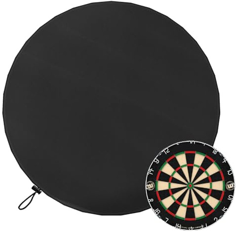 Dartscheiben-Abdeckung, Dartboard-Wandschutz, Dart-Wandschutz, wasserdichter Dartboard-Schutz, 600D Oxford schützend für den Innen- und Außenbereich, für 61 cm Dartscheibe