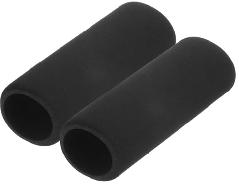 M METERXITY 2er-Pack Rohrisolierung Schaumstoffrohr, 35mm ID 45mm OD 116mm Länge, Weicher Flexibler Schaumstoffschlauch Rohrisolierung für Griffunterstützung/Gitarrenständer/ [Schwarz]