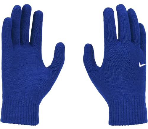 Nike Swoosh Knit Gloves 2.0 Strickhandschuhe für den Sport Swoosh (Game Royal/White) (S/M)