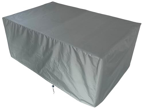 Abdeckung für Gartenmöbel Anpassbare Größe 300D Oxford Gewebe Schutzhülle,Staubdicht, winddicht, wasserdicht und UV-beständig Zum Schutz verschiedener Möbel und Outdoor-Geräte (grau)