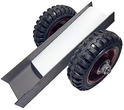 Plataforma rodante de panel resistente, capacidad de 300 kg para vidrio, madera contrachapada, puerta, marco de ventana y cartón yeso, ruedas de neumáticos sólidas para un fácil transporte