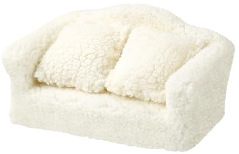 Miniatur Sofa Couch Mini Plüschsofa Wichtel Sofa Puppenhaus Möbel Puppenhaus Zubehör Holz Miniatur Möbel Wichtel Möbel