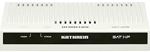 Kathrein EXIP 418 SAT>IP Server / SAT2IP Converter (4x DVB-S/S2 SAT-Tuner Eingänge, max. 8 Teilnehmer, Gigabit LAN, K-LAN, DLAN, POWER-LAN, WLAN-Einbindung über Router, TV/Radio Livestream)