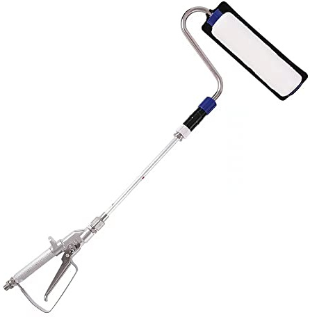 Airless Pistola de pintura de alta presión + cepillo de pared autocebante pintura rodillo+30 cm varilla extensión para pulverizador Airless boquilla alargador pistola pintura