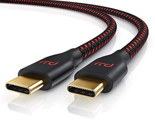 CSL - 0,5m USB 3.2 Gen2x2 Typ C Kabel zu Typ C - Full-Featured - USB 3.2 GEN 2x2 - E-Marker-Chip - SuperSpeed - Datenübertragungsrate von bis zu 20 Gbit s - Bis zu 100W Leistung