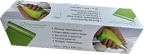 Einwegspritzbeutel, 100 St., 275x530mm, grün, griffig