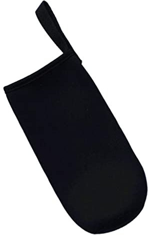 SM SunniMix Funda Térmica de Neopreno Aislante para Botella de Beber, Botella de Vidrio Deportiva, Botella de Agua - Negro