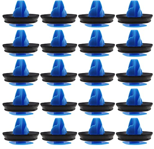 VGOL 20 Stück Auto Seitenschweller Clip Türzierleisten Hinterradlauf Halter Befestigung Niete Klips 735537083 Kompatibel mit 500X Panda Cross Van