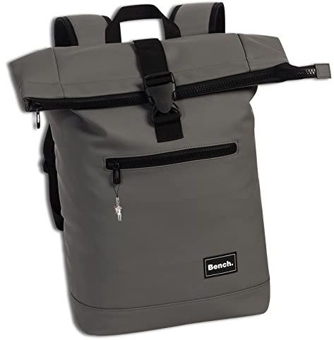 Bench Hydro Roll Top Rucksack Kurierrucksack Daypack Backpack 64175, Farbe:Dunkelgrau