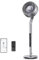 Dreo Pedestal Fan with Smart Control, 40-44 Adjustable Height, DC Quiet Fans for Bedroom, 120°+85° Omni-Directional Oscillating Fan, 100ft Airflow, 10 Speeds, 6 Modes, 12H Timer, 23db, Wi-Fi/Voice