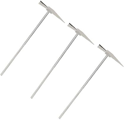 Toyvian 3stücke Kalimba Stimmhammer Für Daumenklavier Aus Hochwertigem Eisen Robust Und Langlebig Mit Rutschfestem Griffdesign Kompakt Und Tragbar Für Klare Klangerhaltung
