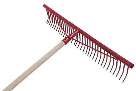 NG NICCOLAI RASTRELLO PER TAPPETO ERBOSI 34 DENTI FINIIN METALLO CON O SENZA MANICO IN LEGNO MADE IN TALY (CON MANICO)