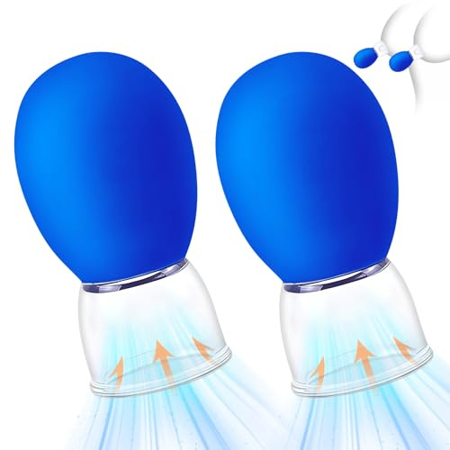 SXOVO Tétine Silicone Tétine Sucker 2 pièces Pompe à seins Stimulation clitoridienne Transparente Masturbation Tétine extra-forte Sex toys pour femmes et couples