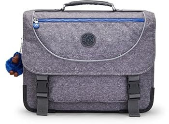 KIPLING Preppy Cartable avec housse de pluie Fluro Almost Jersey Combo Violet Taille M, Violet, gris, M, Décontracté