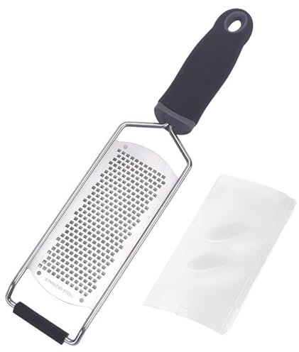 Cheese Grater/Lemon Zester for Kitchen, Vegetable Slicer for Parmesan Cheese Lemon, Garlic, Nutmeg, Chocolate, Fruits, Ginger - Cheese Shredder & Stainless Steel Grater.Dishwasher Safe.