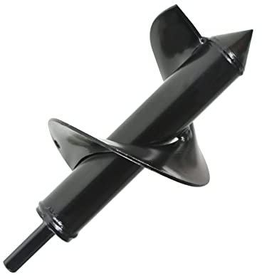NINGXUE 3 x 7 Pouces Forets de tarière pour la Plantation de bulbes de Fleurs de Plantes de Jardin Tarière pour perceuse à entraînement Hexagonal de 3/8 Pouces Noir