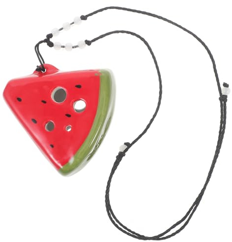 VICASKY Ocarina al Sonido para Principiantes de Cerámica de 6 Agujeros Portátil Ligera y Conveniente Color Aleatorio para para de Niños y Aficionados