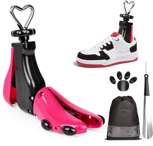 Ostyel Embauchoir pour Homme et Femme - Largeur de Chaussure pour Chaussures Trop Serrées-Largeur et Longueur Réglables-Disponible en Deux Tailles-Convient pour les Pointures 36 à 48 (Rouge, 42-48)