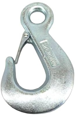 Kippen 1255D - Gancio di Sollevamento in Acciaio Zincato. Capacità di Carico: 1600 Kg.
