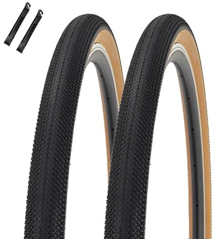 2PCS 700x35C/38C/40C Rennradreifen Mit Hebelpaar 700 35C/38C/40C Pannensicherer Fahrradersatz, Kompatibel Mit Stadt-, Mountain-, Beach- Und Cruiser- Fahrrädern(700x38c)