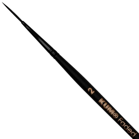 KUM - Pennello per acquerello Faded Liner, misura 2