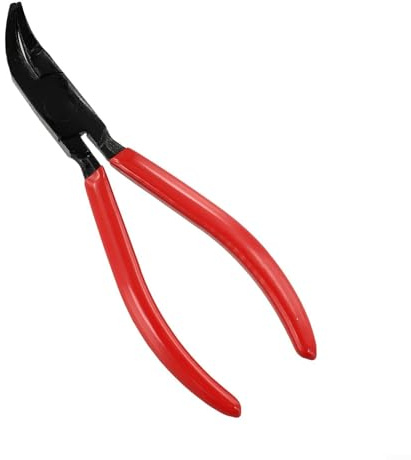 Lastdaytime Pinze pieghevoli per lamiera, 180 mm, in acciaio al carbonio ad alto tenore di carbonio, con manico antiscivolo, per piegare piastre di ferro (180°)