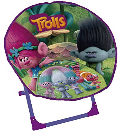 Trolls 711349 Klappsessel Stahl Violett/Grün 50 x 50 x 50 cm