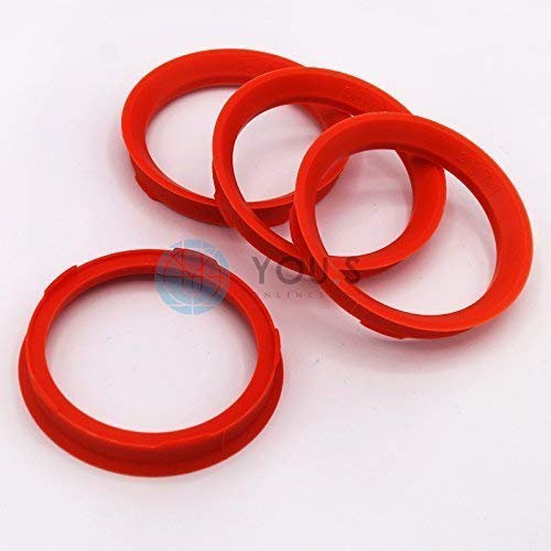 4 x ZENTRIERRINGE DISTANZRING für ALUFELGEN FZ74 67,0-57,1 mm CMS, DBV, Proline Wheels, Schmidt Revolution