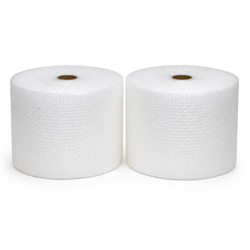 Luftpolsterfolie 50cm x 90m Noppenfolie 2 Rollen Packungfolie Verpackungsfolie Luftpolster Verpackungen Folien Zum Verpacken Umzugfolie Luftpolsterfolie Plastikfolie Umzugsfolie Verpackungsmaterial