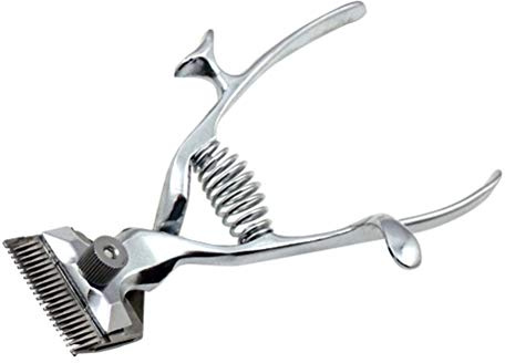 Lurrose Tondeuse À Cheveux Manuelle En Acier Inoxydable Coupe-Cheveux À Main Non Électrique Silencieuse Et Faible Vibration Pour Coiffure À Domicile Et Coupe Des Personnes Âgées