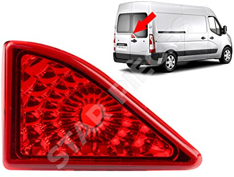 STARKIT PERFORMANCE Feu porte arrière pour Master 3, Movano B, Nissan NV400 (2010-2022) 3eme feu stop porte battante | feu stop additionnel | 265900021R