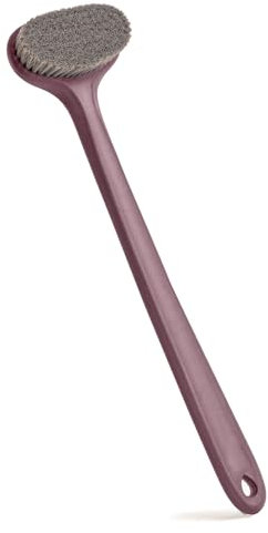 surlees Back Scrubber for Shower, Bath and Body Brush for Elderly, Men and Women, 15 Inch / 38 CM (Purple, Soft-6)