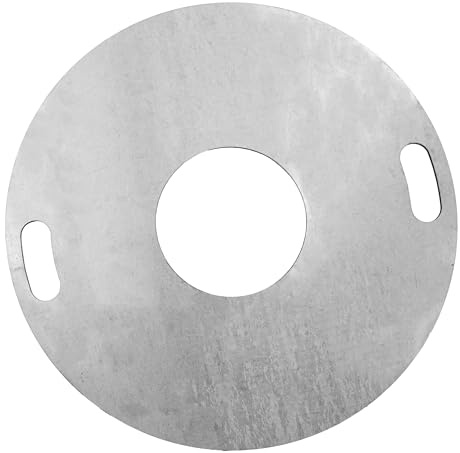 Feuerplatte/Grillplatte 80cm aus 5mm Stahl