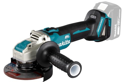 Makita DGA521ZX1 Akku-Winkelschleifer 18V mit Schiebeschalter (ohne Akku, ohne Ladegerät)