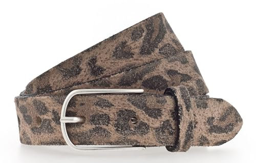 Vanzetti Leder Gürtel 25mm Kid's Belt W80 Taupe - Dark Brown braun