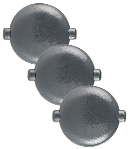 Reer 71081 Schrank-Schloss für Doppeltüren, vom schwäbischen Kindersicherheitsexperten grau (Packung mit 3)