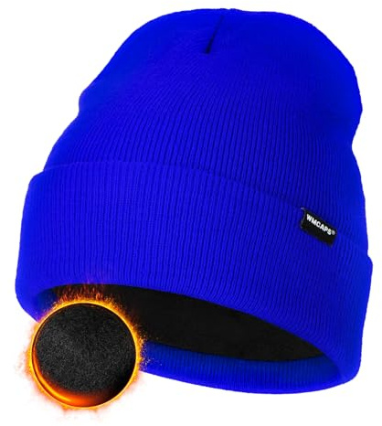 Wmcaps Klassische Mütze Herren Damen, Wintermütze mit Warm Fleecefutter | Klassische Modelle, Dehnbares Warmes Acrylmaterial, Versatile All-Day, für Winter & Outdoor, Geschenk für Männer Frauen