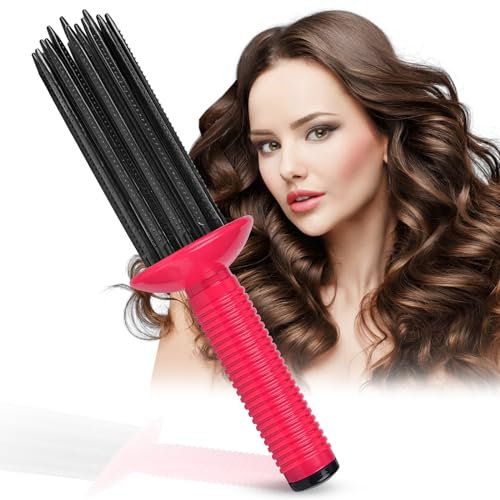 Lockenbürste, Curly Hair Brush, Curling Roll Comb, Lockenwickler Kämme für Haar, Heißluft-Stylingbürsten, Lockenkamm Haarbürste Hair Rollers für Flauschiges Haar
