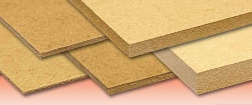 MDF Board Furniture Panel, MDF 18mm Thickness, Choose Your Panel Size Versatile Alternative to Cut To Size Crafts Hobby Sheets (2, 915mm x 1220mm, 3 ft x 4 ft)