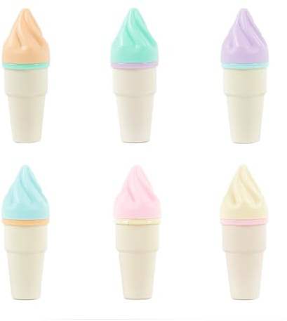 DUGEGAYL Mini Surligneur – Surligneur Unique Au Design Cornet De Glace pour Les Enfants, Les Étudiants Et Le Bureau