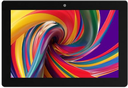 RAYPODO Support mural 10,1 PoE Android 11 pour tablette PC Smart Home avec noir mat