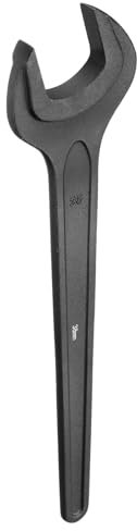 HARFINGTON Single Open Ended Spanner Wrench, 38mm, Thicken CR-V Steel Open End Wrench Tool for for Automotive Repair and Furniture Assembly, Black