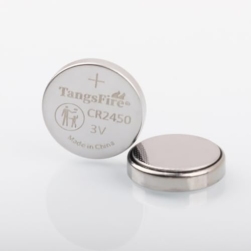 CR2450 Piles Bouton 3 V CR 2450 Lot de 2 température Emballage Sécurité Enfant